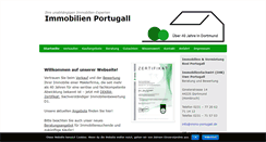 Desktop Screenshot of immo-portugall.de